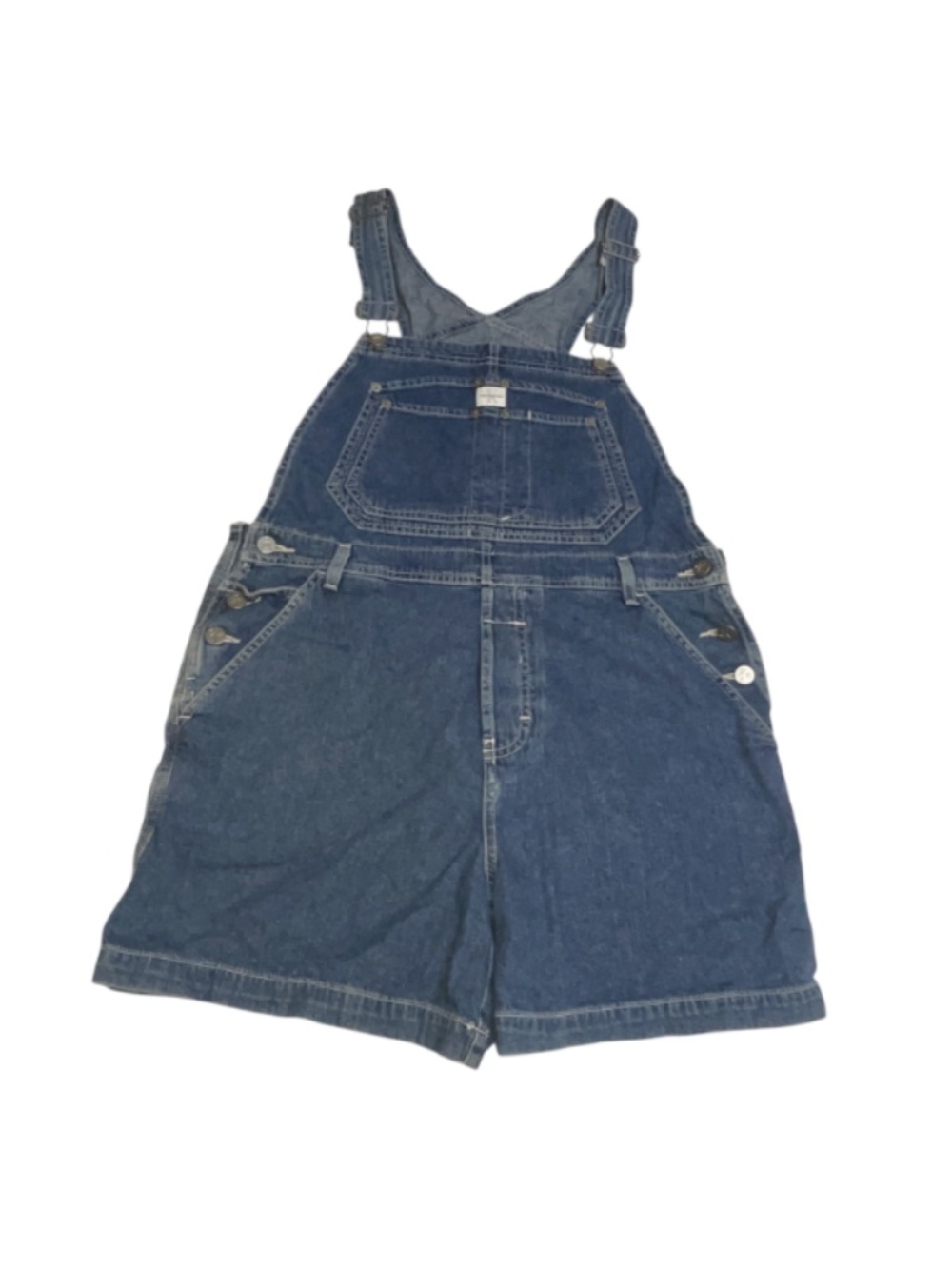 Vintage Y2K Calvin Klein Jean Overalls Shortalls Size Medium Denim New w/ Tags